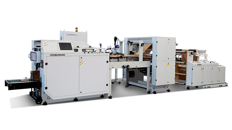 ماكينات تصنيع الأكياس الورقية المسطحة الأوتوماتيكية ذات سرعة عالية