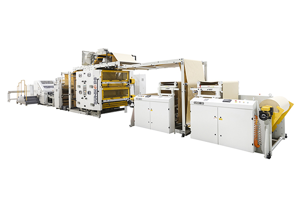 ماكينات تصنيع الأكياس الورقية ذات قاعدة مربعة